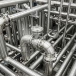 space-constrained piping layouts